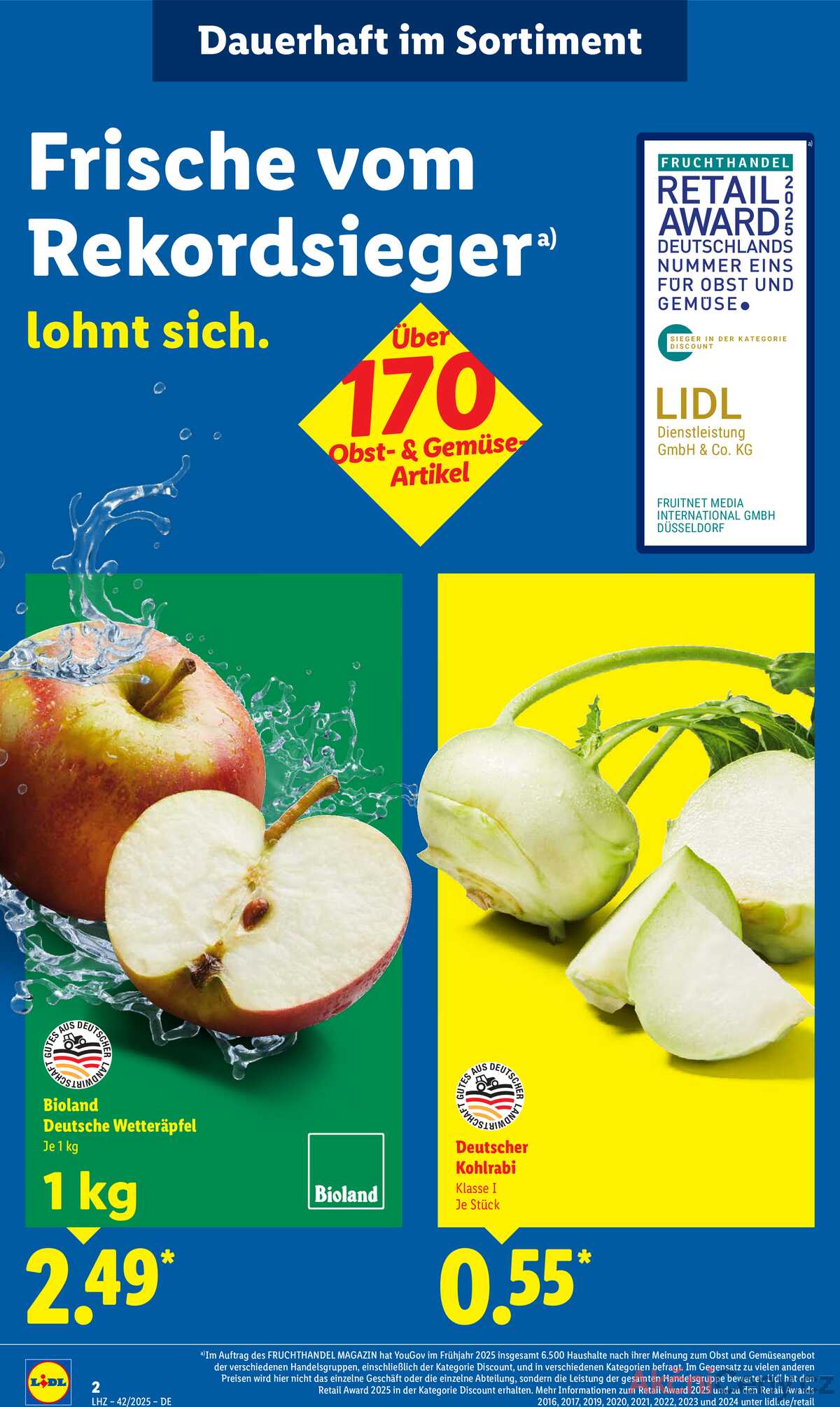 Leták Lidl Německo 13.10.-18.10.2025 strana 2