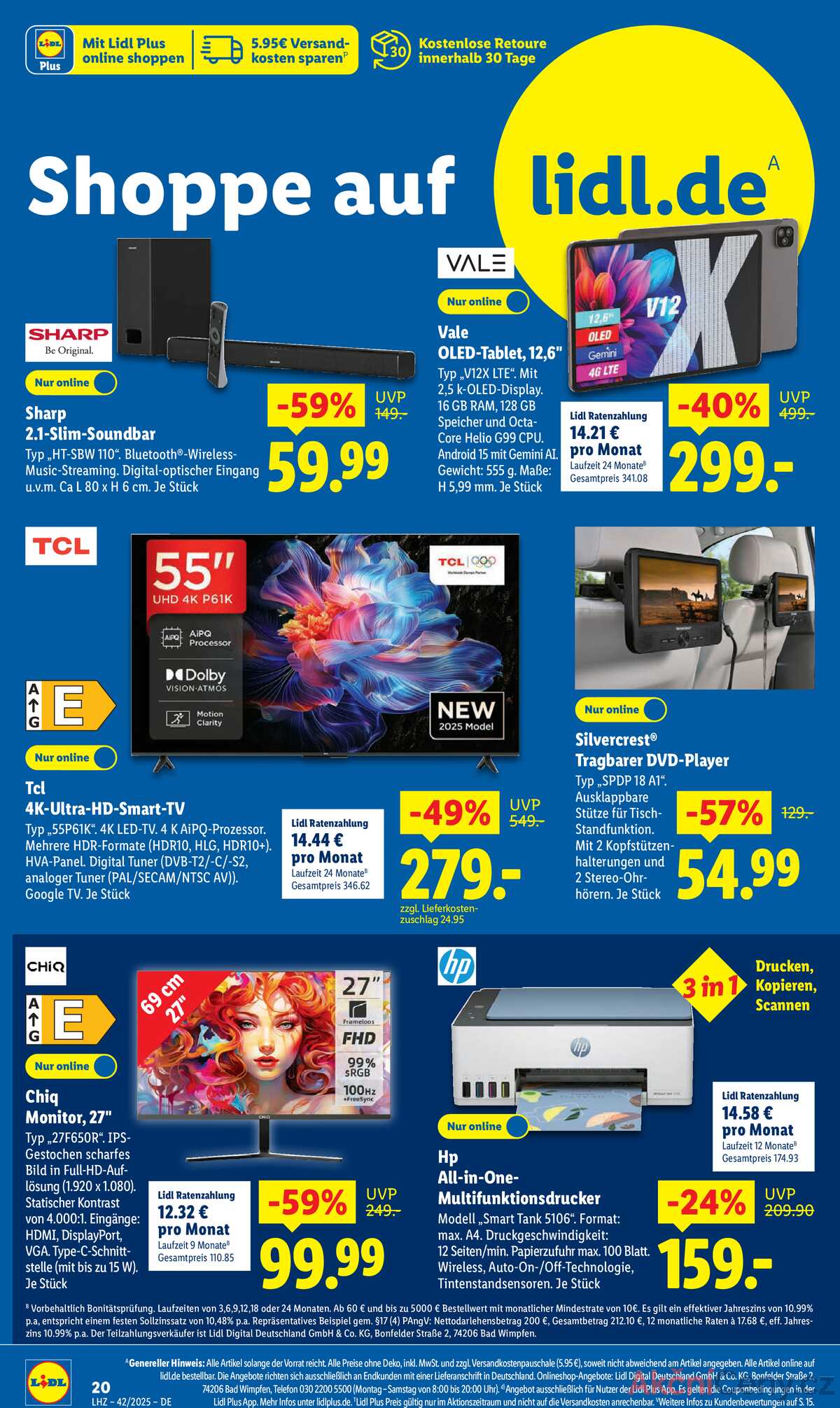Leták Lidl Německo 13.10.-18.10.2025 strana 4