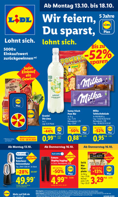 Leták Lidl Německo 13.10.-18.10.2025