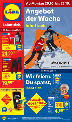 Leták Lidl Německo 20.10.-25.10.2025