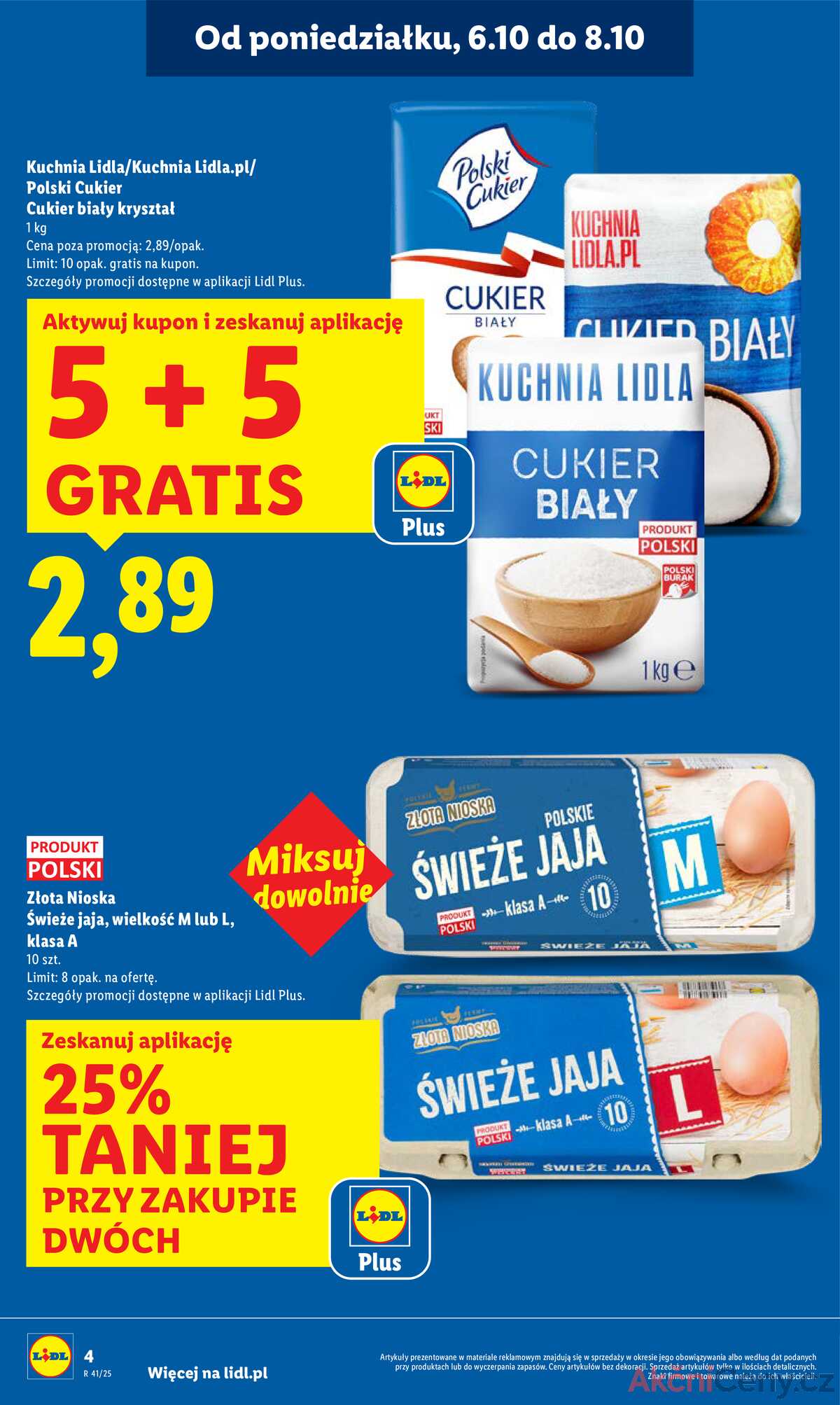 Leták Lidl Polsko 6.10.-8.10.2025 strana 4