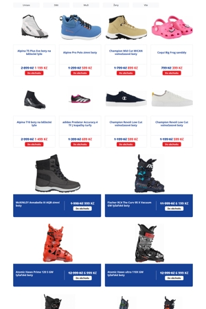 Intersport Boty - 6. 10. 2025