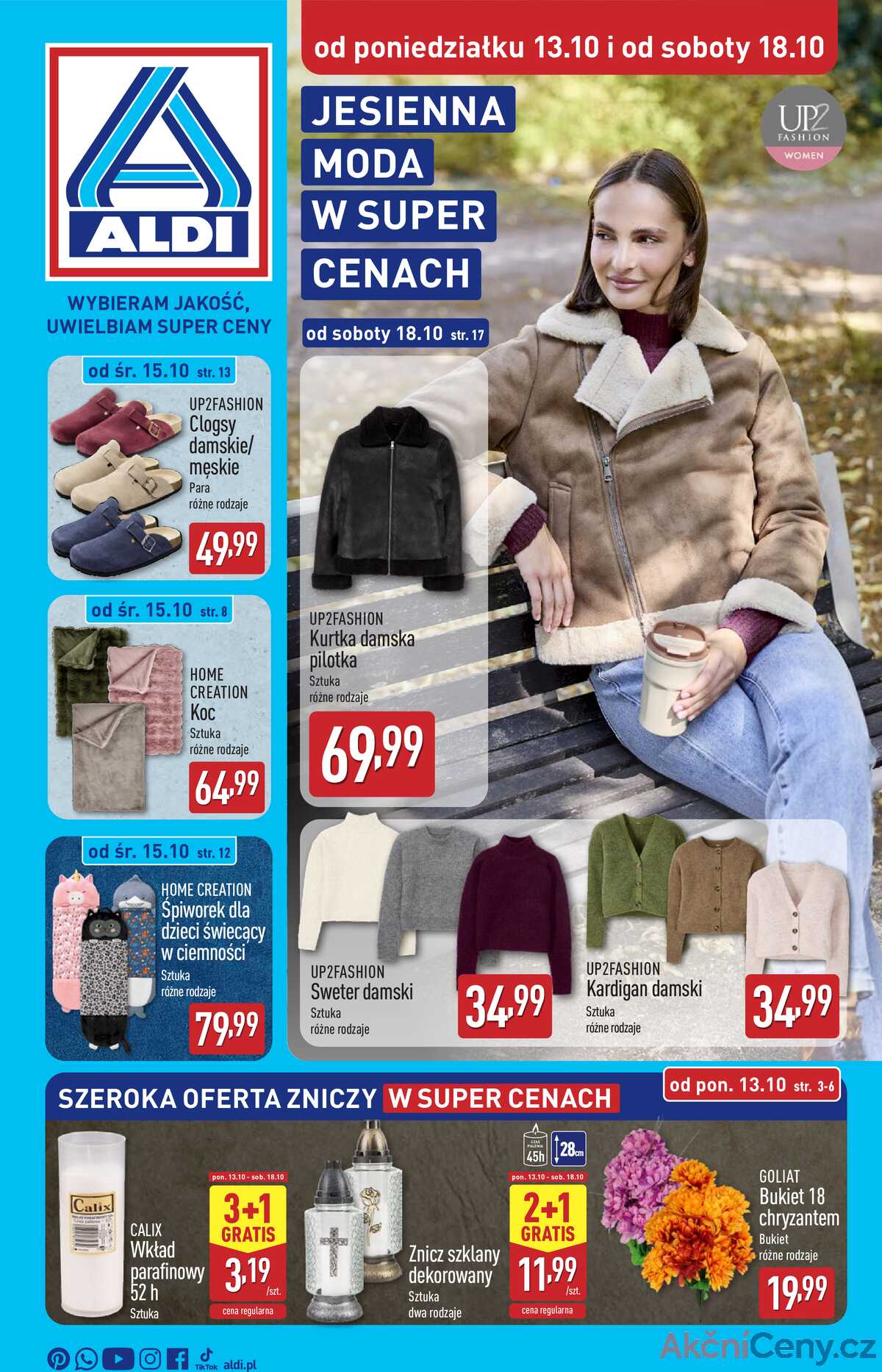 Leták Aldi Polsko 13.10.-19.10.2025 - Průmyslové výrobky a textil strana 1