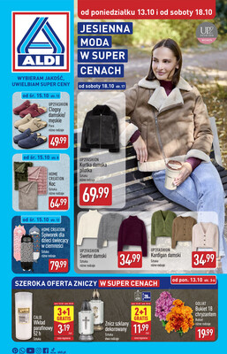 Leták Aldi Polsko 13.10.-19.10.2025 - Průmyslové výrobky a textil