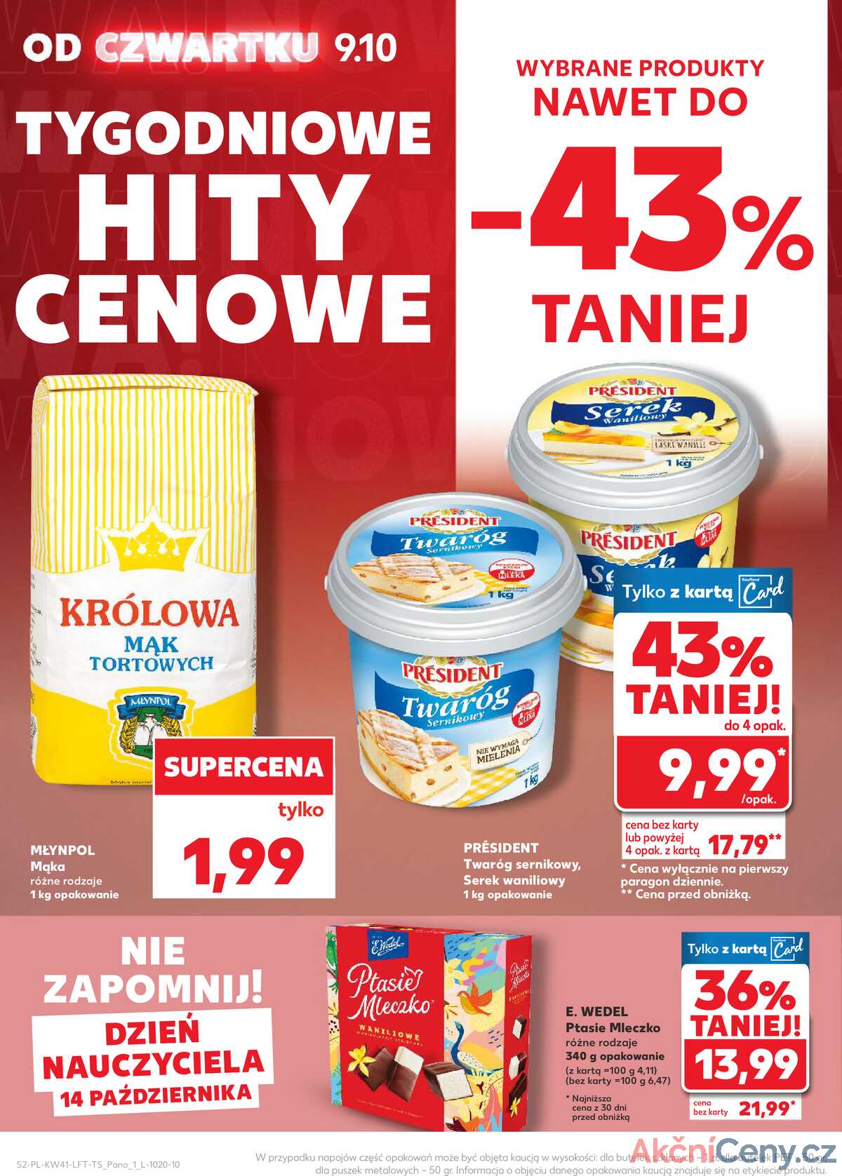 Leták Kaufland Polsko 9.10.-15.10.2025 - Noviny týdne strana 2