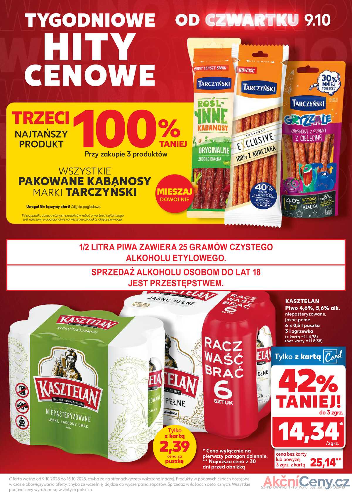 Leták Kaufland Polsko 9.10.-15.10.2025 - Noviny týdne strana 3