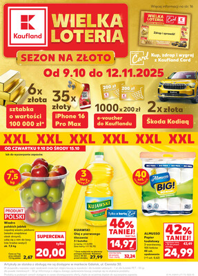Leták Kaufland Polsko 9.10.-15.10.2025 - Noviny týdne