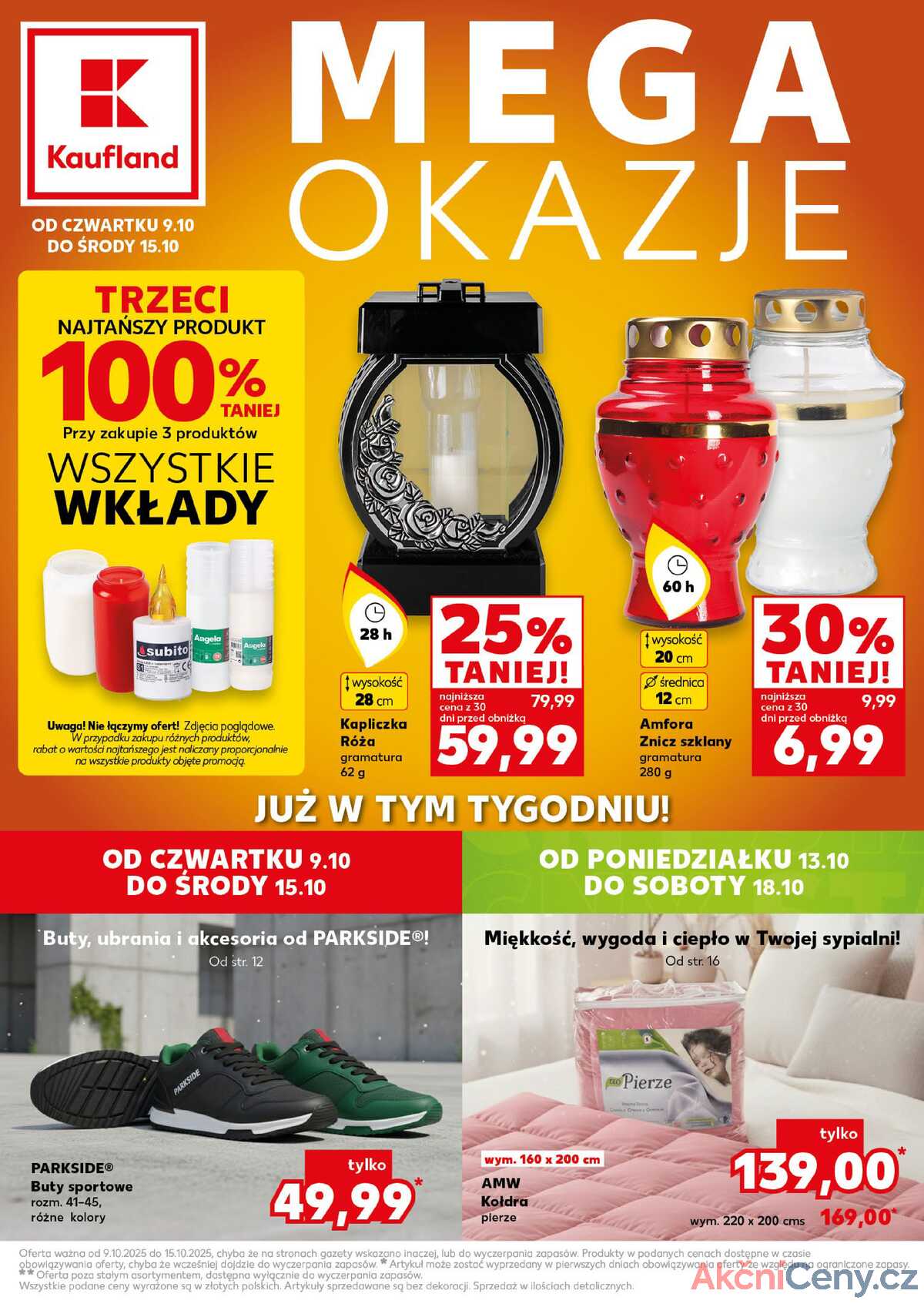 Leták Kaufland Polsko 9.10.-15.10.2025 strana 1
