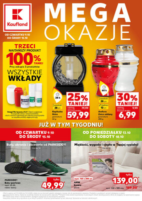 Leták Kaufland Polsko 9.10.-15.10.2025