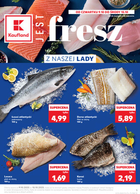 Leták Kaufland Polsko 9.10.-15.10.2025