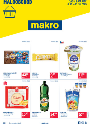 MAKRO Maloobchod od 8.10. do 21.10.2025