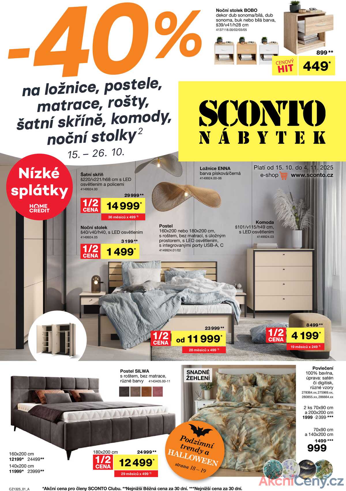 Sconto nábytek od 15.10. do 4.11.2025 strana 1