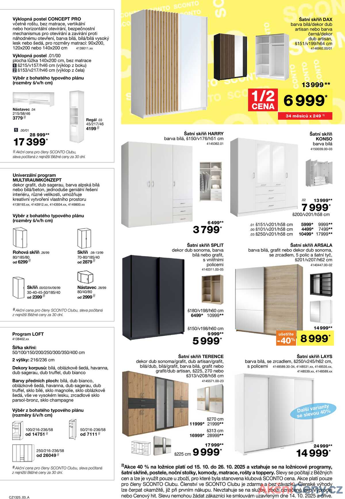 Sconto nábytek od 15.10. do 4.11.2025 strana 3