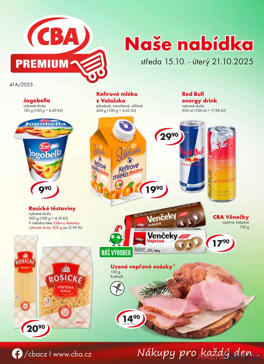 Leták CBA - CBA Premium od 15.10. do 21.10.2025 - strana 1
