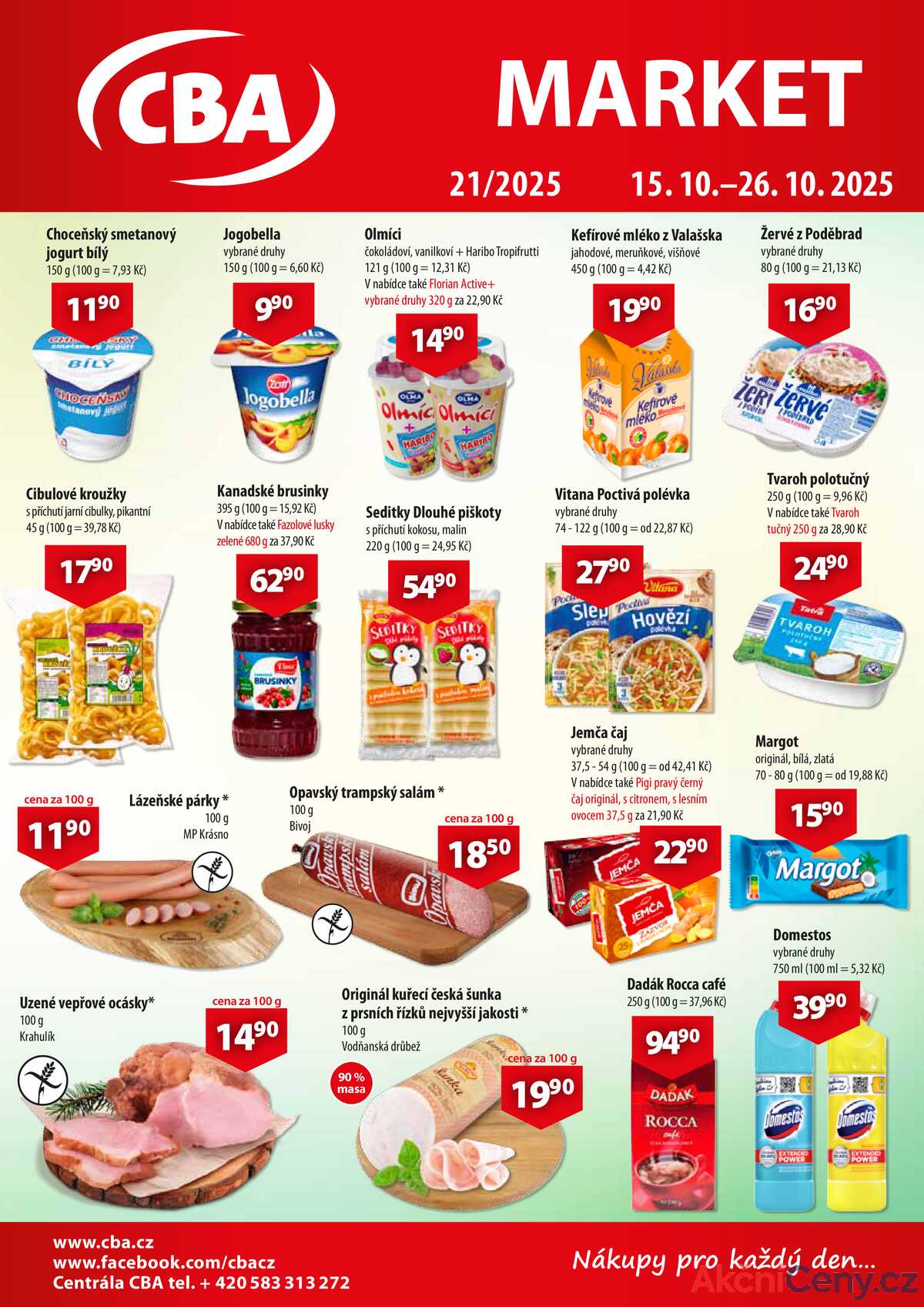 CBA Market od 15.10. do 26.10.2025 strana 1