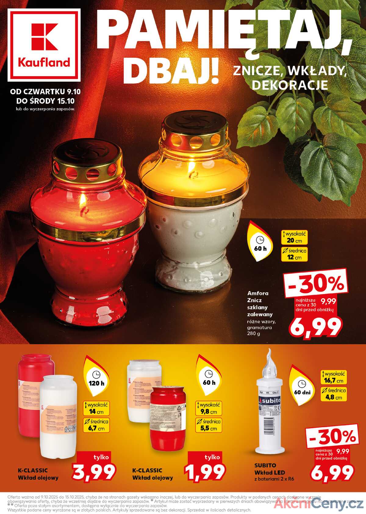 Leták Kaufland Polsko 9.10.-15.10.2025 strana 1