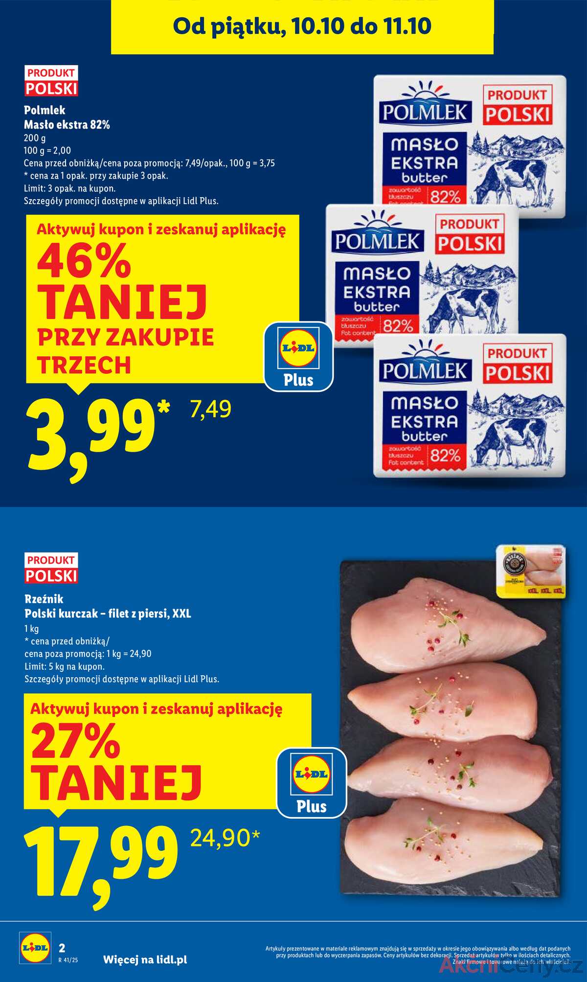 Leták Lidl Polsko 9.10.-11.10.2025 strana 2