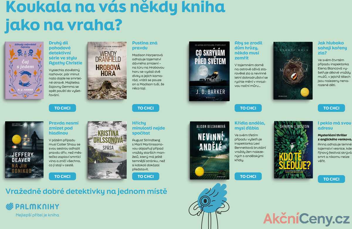 Palmknihy.cz - Vražedně dobré detektivky na jednom místě  strana 1