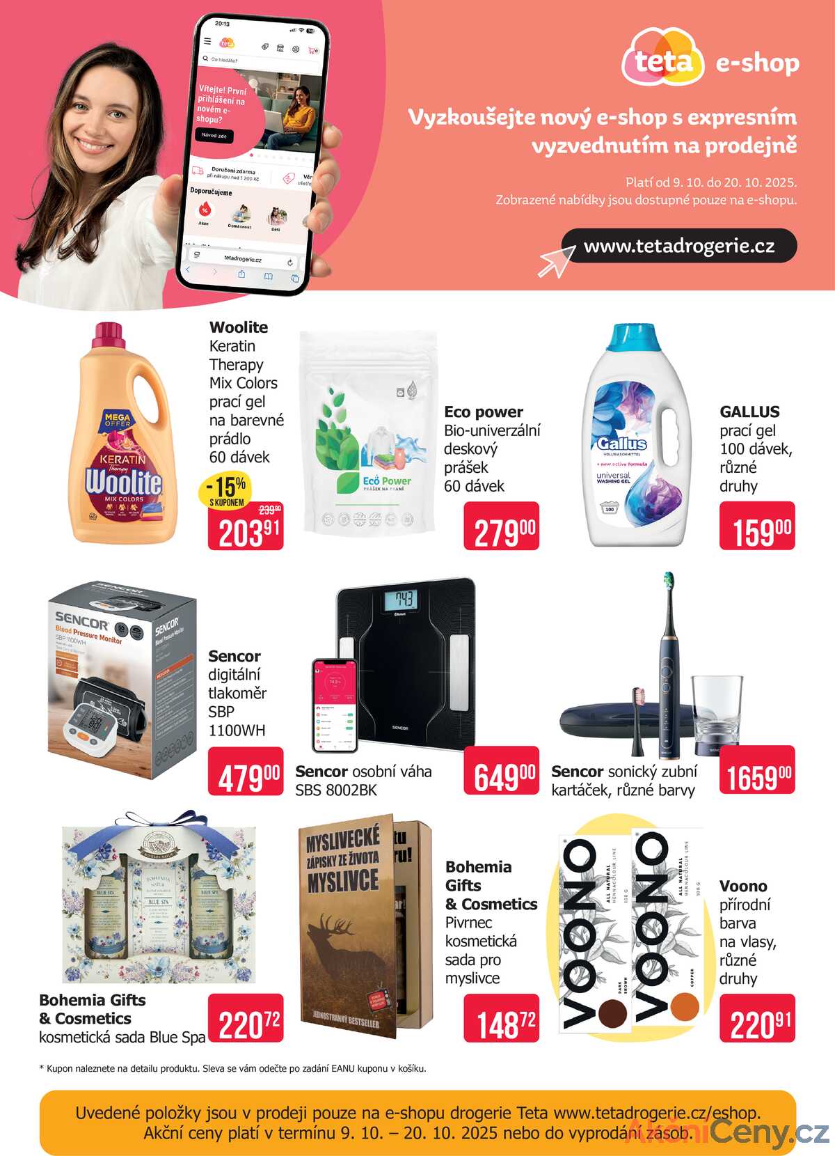 Teta drogerie eshop od 9.10. do 20.10.2025 strana 1