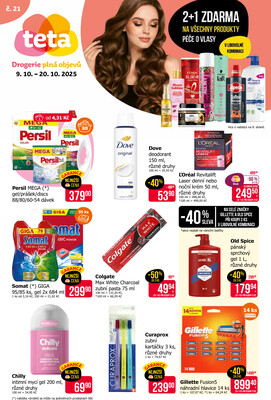 Teta drogerie  od 9.10. do 22.10.2025