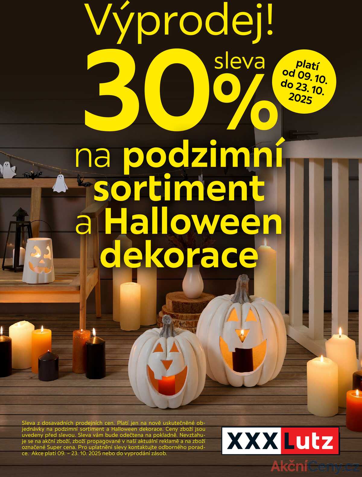 XXXLutz sleva 30% na podzimní sortiment a Helloween dekorace  strana 1
