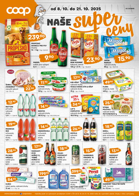 COOP Super cena do 21.10.