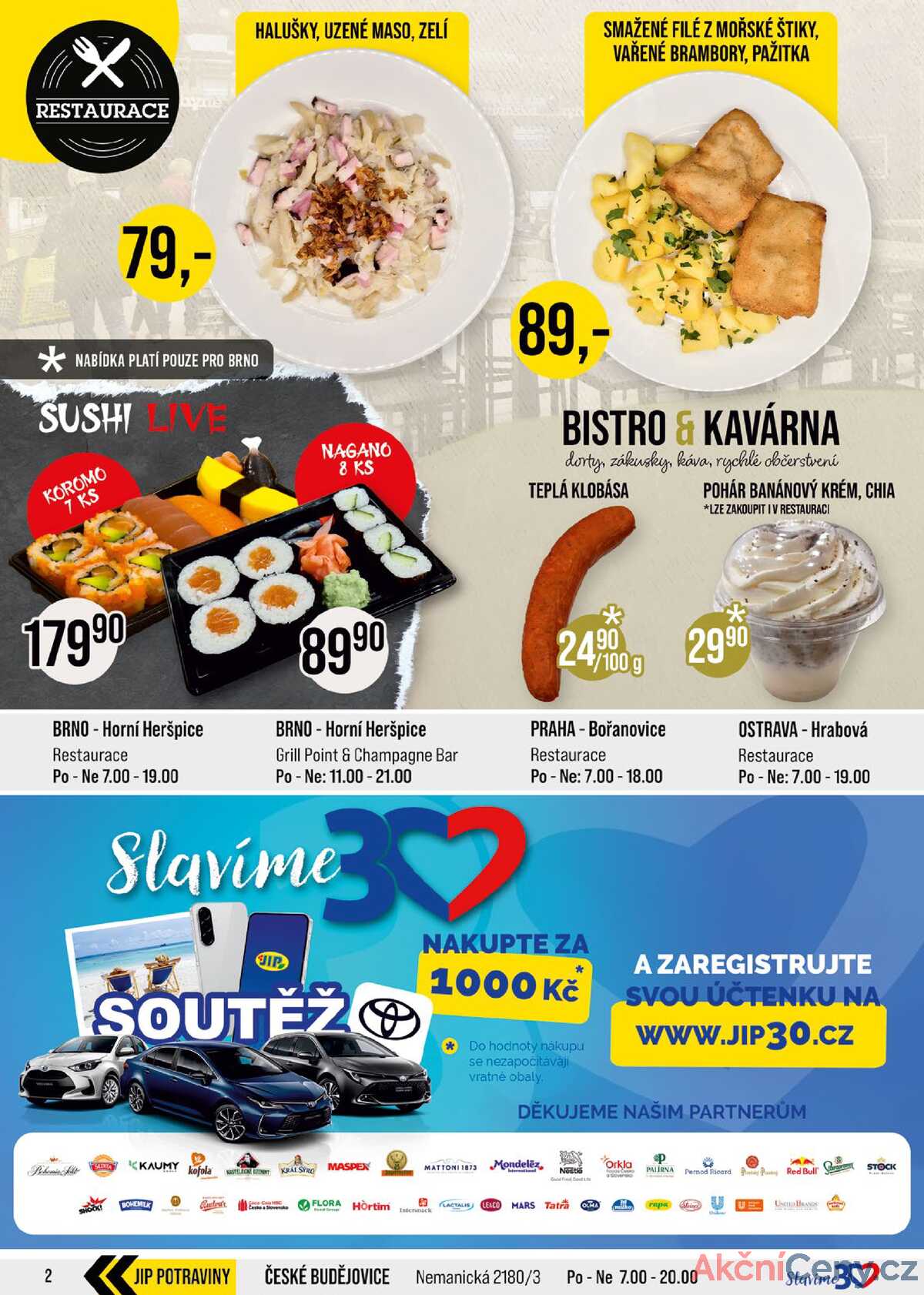 JIP Cash & Carry České Budějovice, Most, Náchod, Polička, Sušice a Svoboda nad Úpou 8.10. - 14.10. strana 2