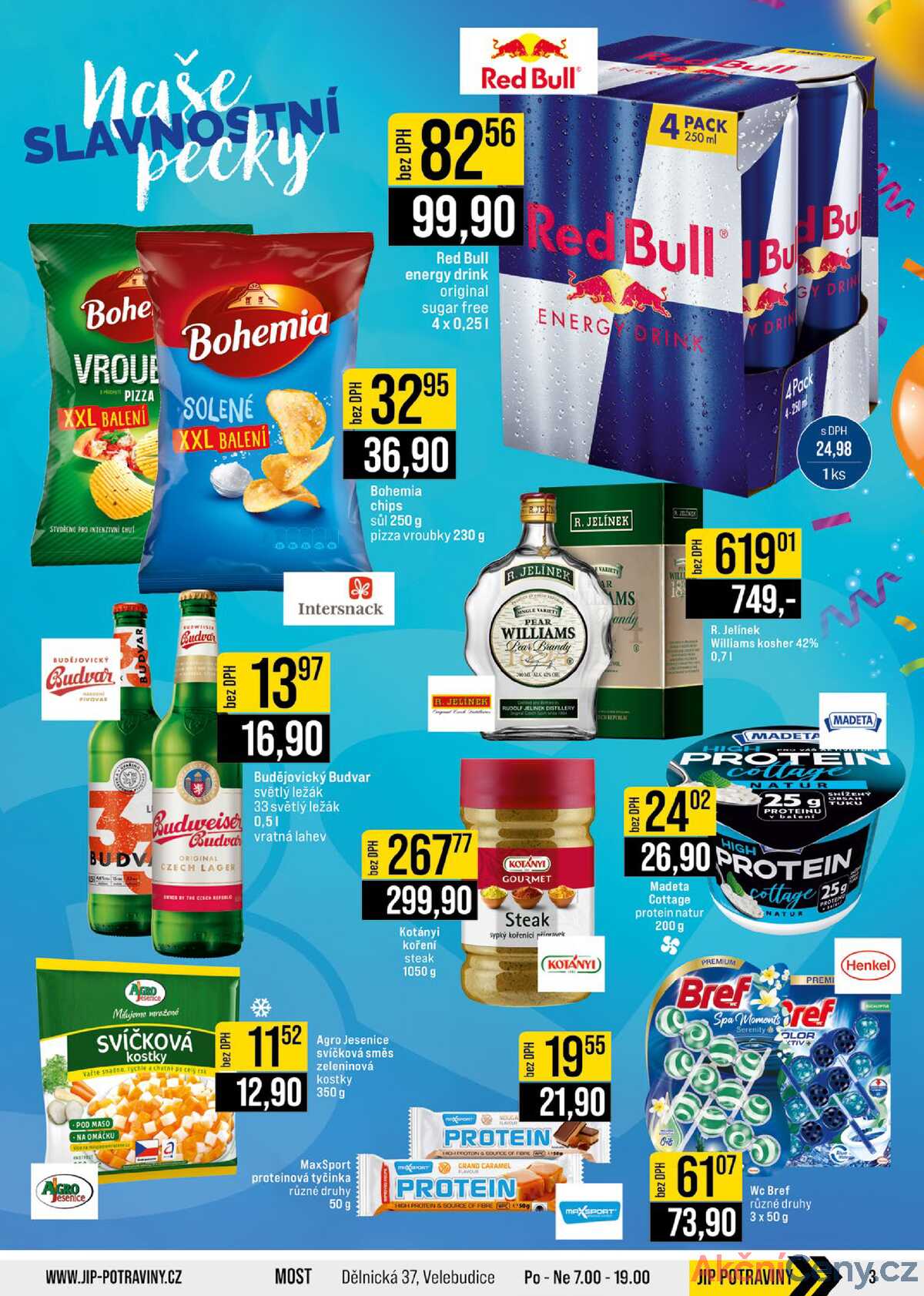 JIP Cash & Carry České Budějovice, Most, Náchod, Polička, Sušice a Svoboda nad Úpou 8.10. - 14.10. strana 3