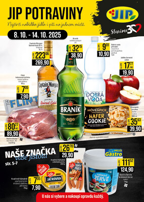JIP Cash &amp;amp; Carry České Budějovice, Most, Náchod, Polička, Sušice a Svoboda nad Úpou 8.10. - 14.10.