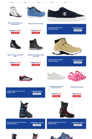 Intersport Boty - 9. 10. 2025