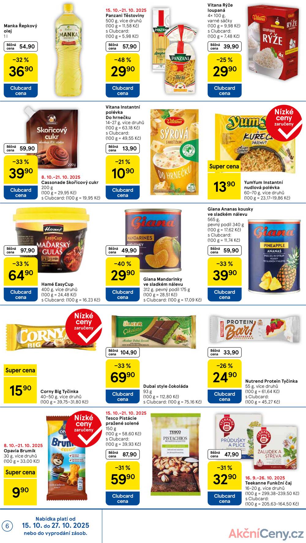 Leták Tesco - Tesco malé hypermarkety od 15.10. do 21.10.2025 - strana 6 Leták Tesco - Tesco malé hypermarkety od 15.10. do 21.10.2025 - strana 6