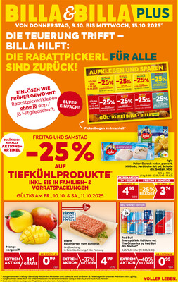 Leták BILLA Rakousko 9.10.-15.10.2025 - BILLA &amp;amp; BILLA PLUS