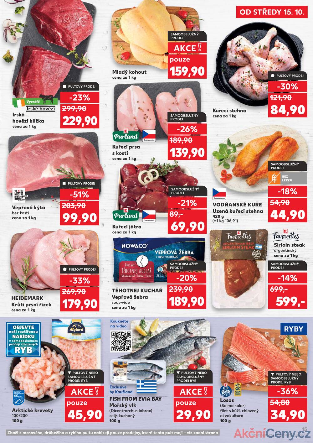 Leták Kaufland - Kaufland 15.10. - 21.10. - Kaufland - Prachatice - strana 15