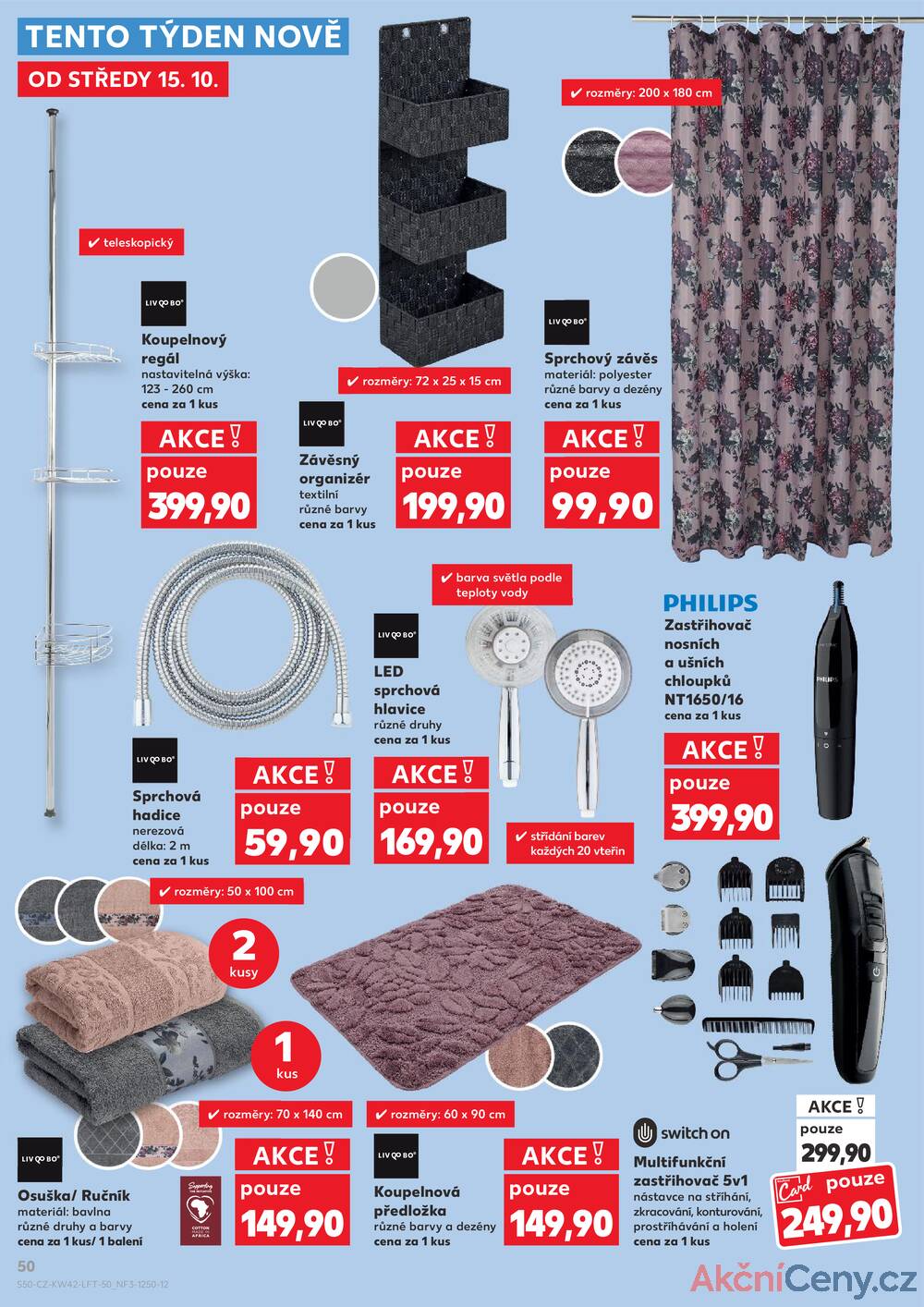 Leták Kaufland - Kaufland 15.10. - 21.10. - Kaufland - Strakonice - strana 50