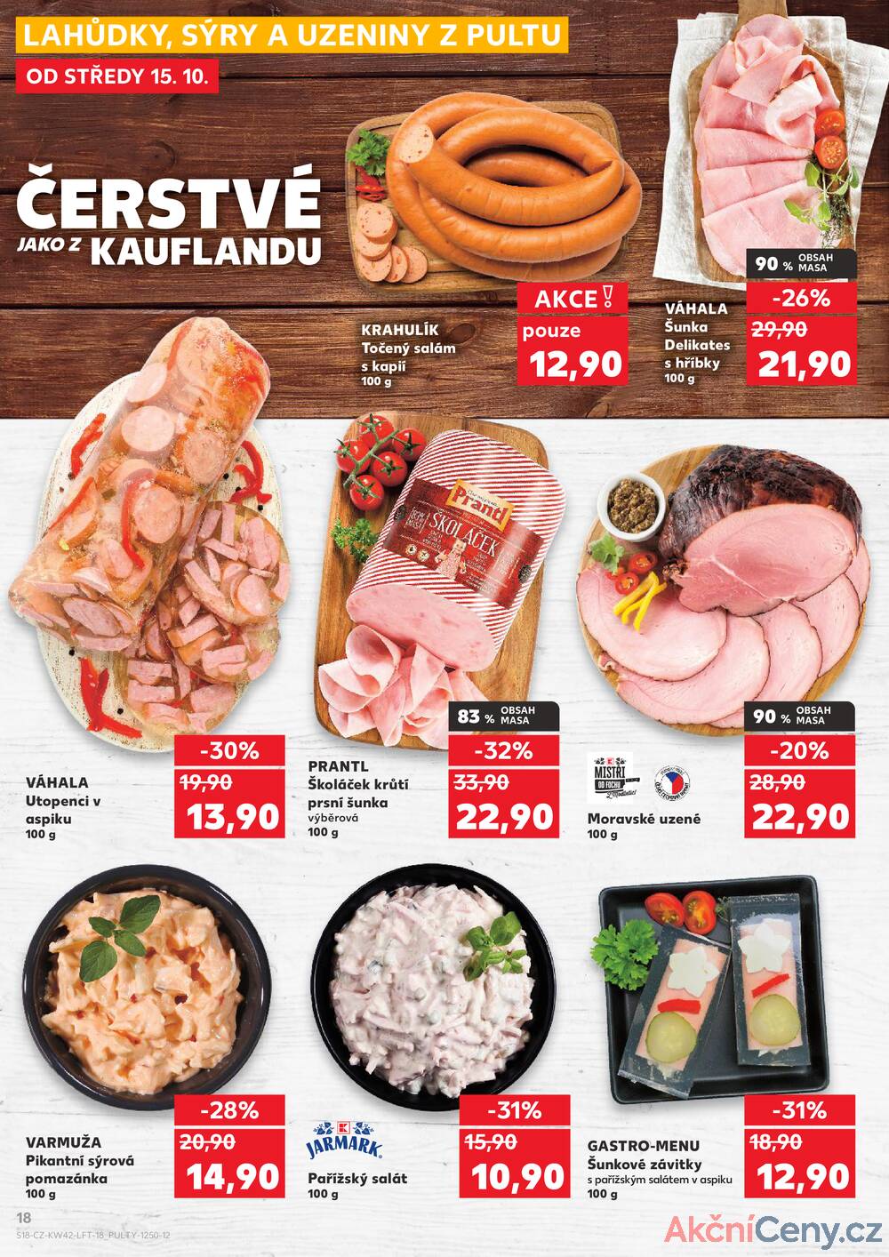 Leták Kaufland - Kaufland 15.10. - 21.10. - Kaufland - Trutnov - strana 18