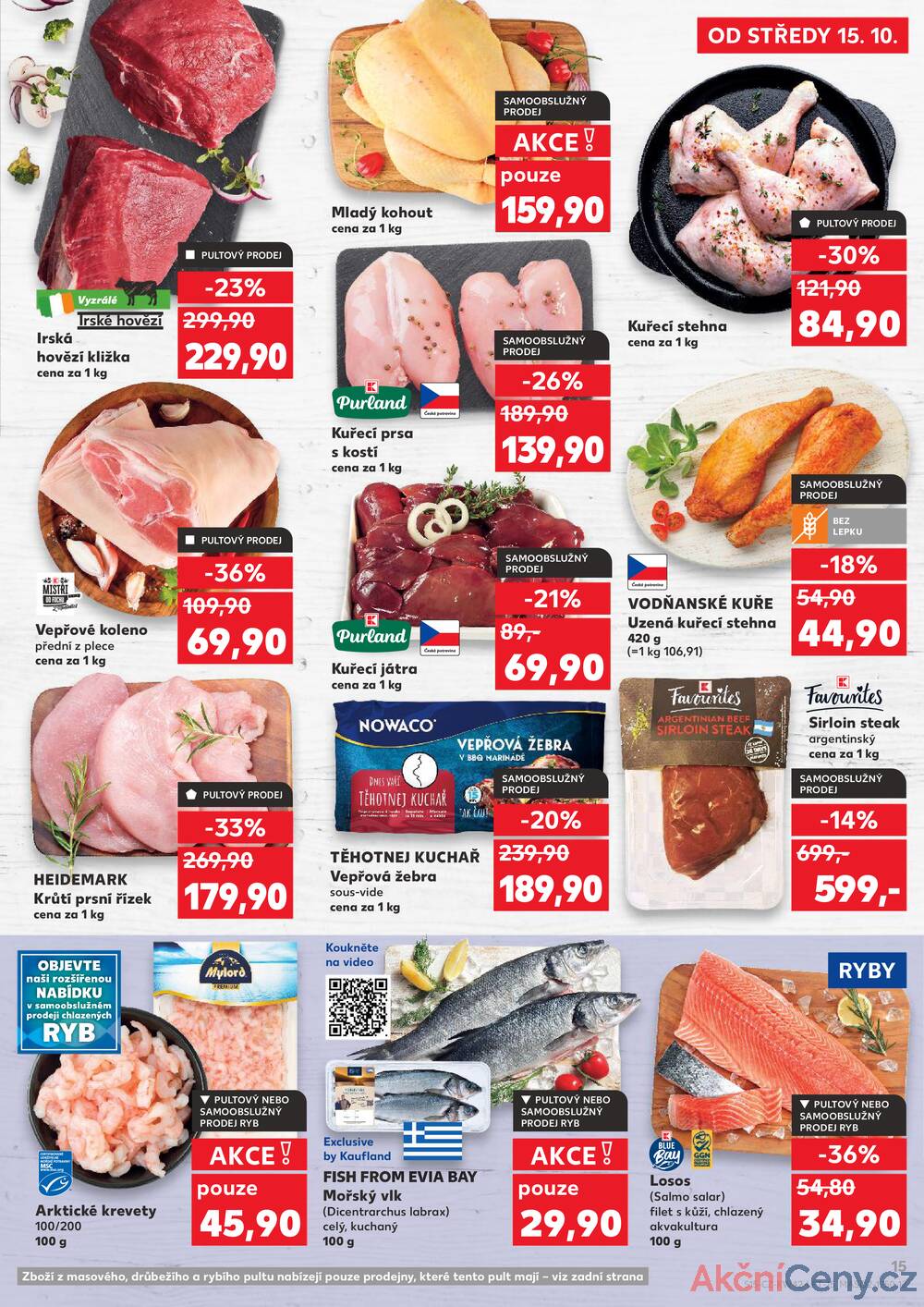 Leták Kaufland - Kaufland 15.10. - 21.10. - Kaufland - Hradec Králové - strana 15