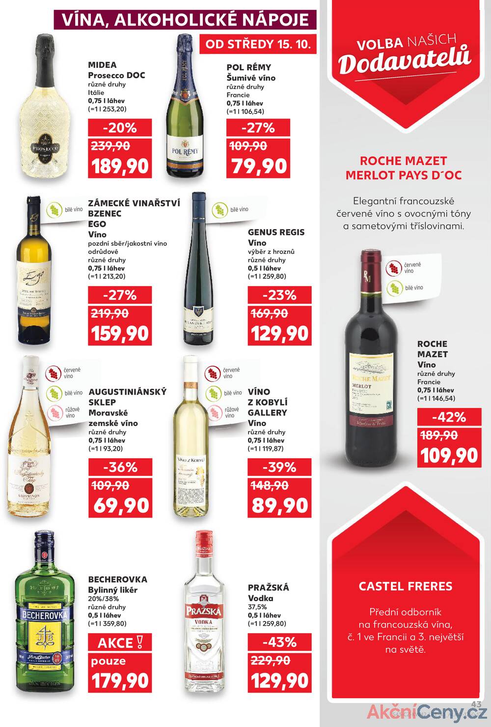 Leták Kaufland - Kaufland 15.10. - 21.10. - Kaufland - Příbram - strana 43