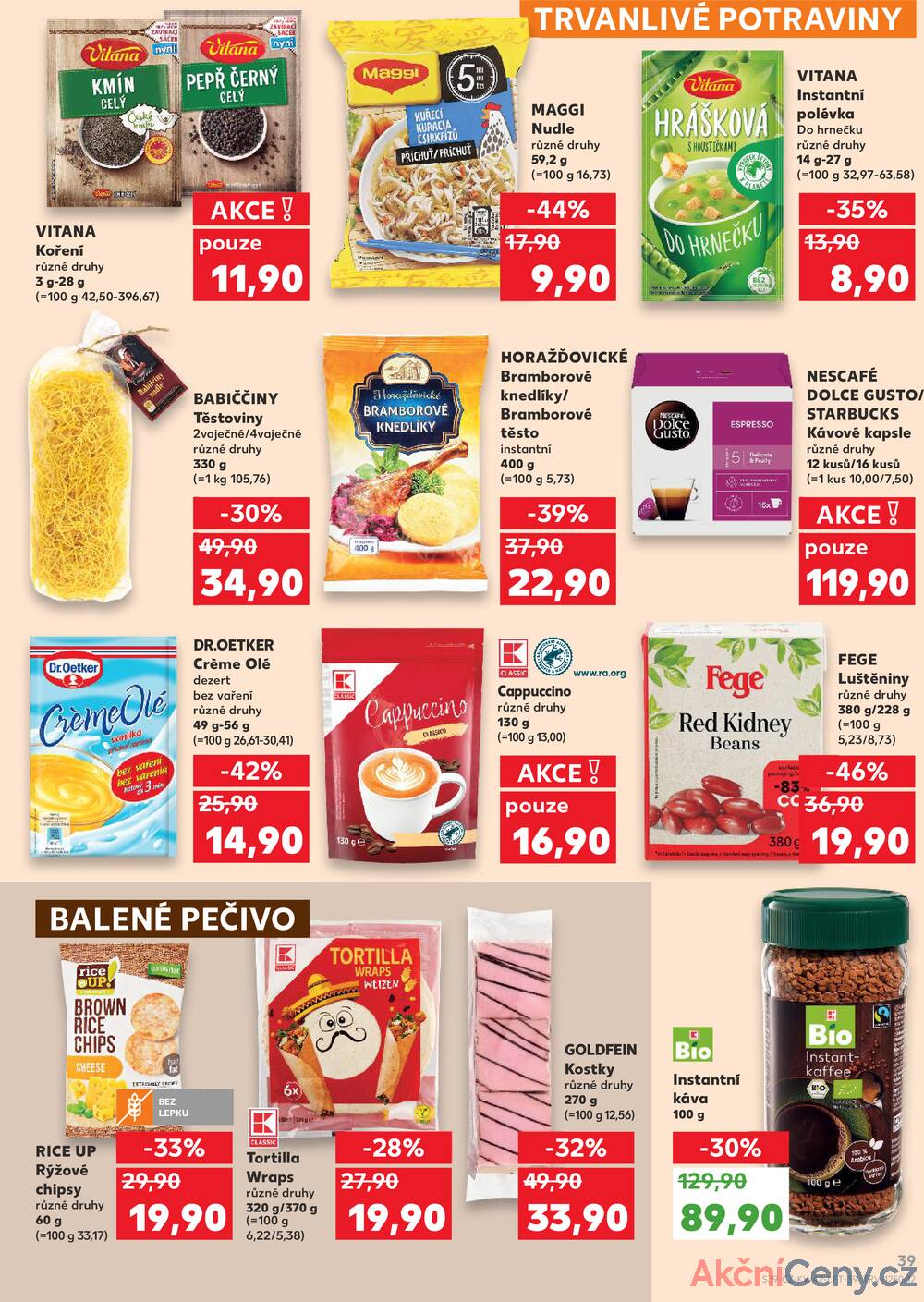 Leták Kaufland - Kaufland 15.10. - 21.10. - Kaufland - Třinec - Lyžbice - strana 39