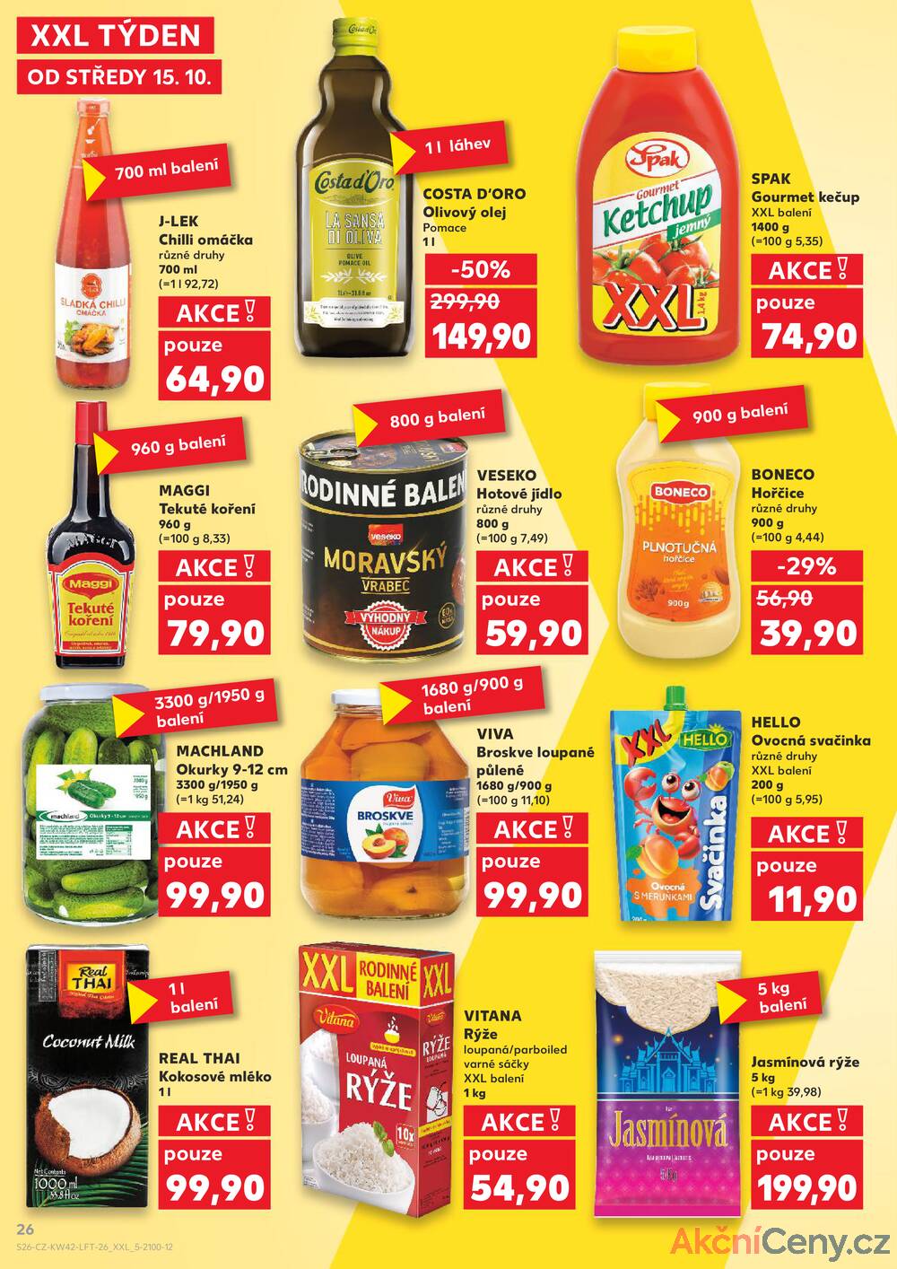Leták Kaufland - Kaufland 15.10. - 21.10. - Kaufland - Liberec (Dr. M. Horákové) - strana 26
