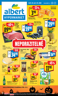 Leták Albert  Hypermarket od 15.10. do 21.10.2025