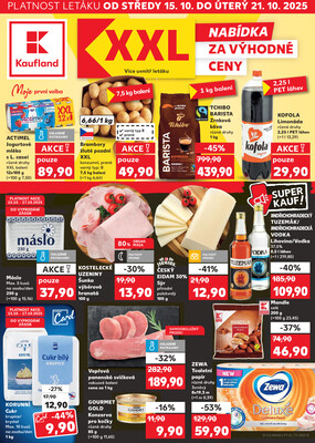 Leták Kaufland 15.10. - 21.10. - Kaufland - Kolín