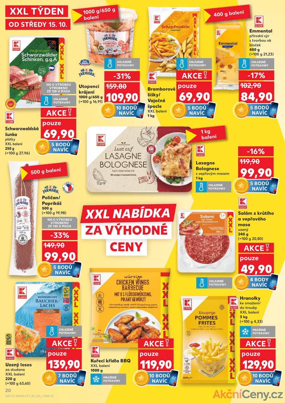 Leták Kaufland - Kaufland 15.10. - 21.10. - Kaufland - Znojmo (Dukelských bojovníků) - strana 20