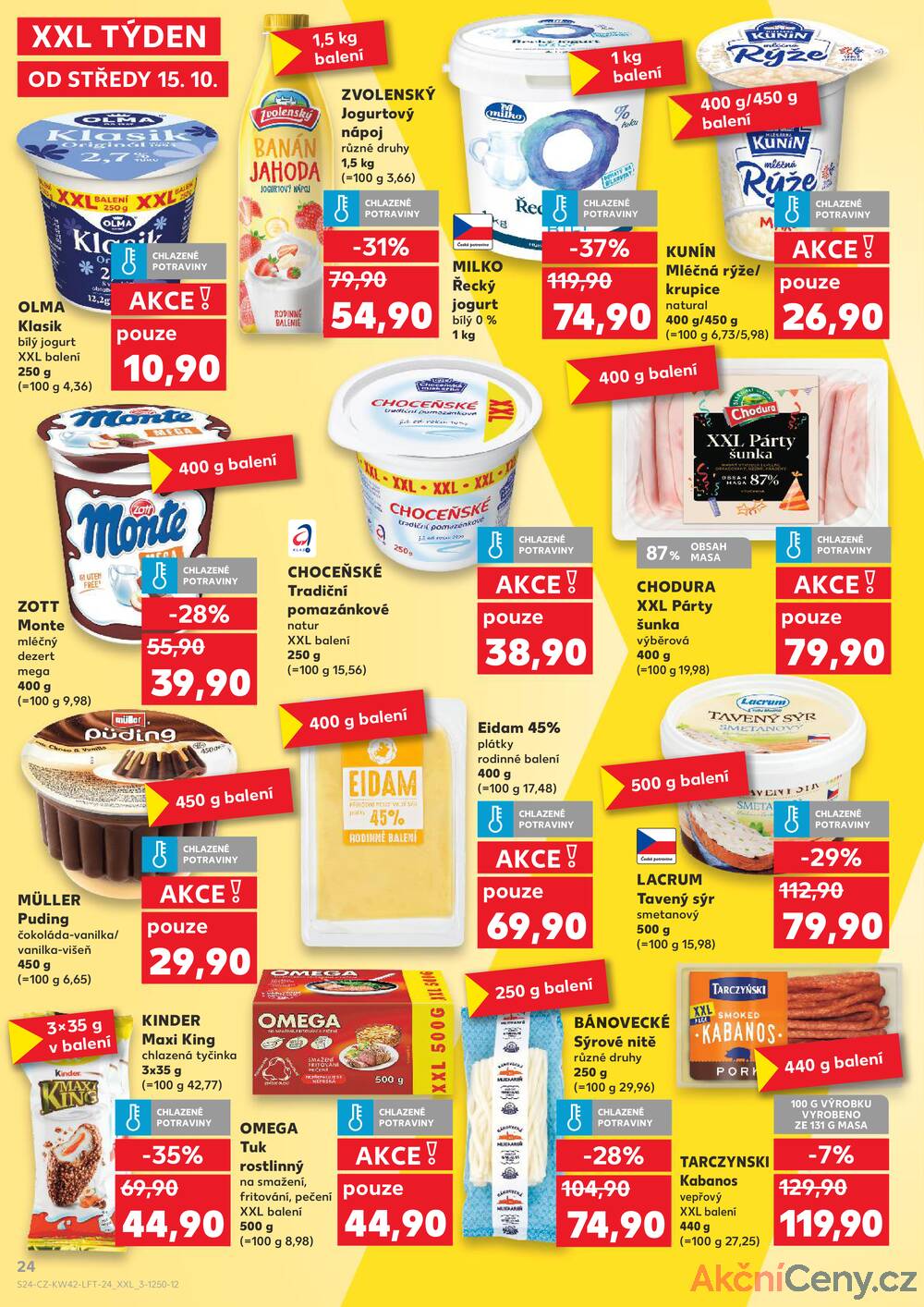 Leták Kaufland - Kaufland 15.10. - 21.10. - Kaufland - Znojmo (Dukelských bojovníků) - strana 24