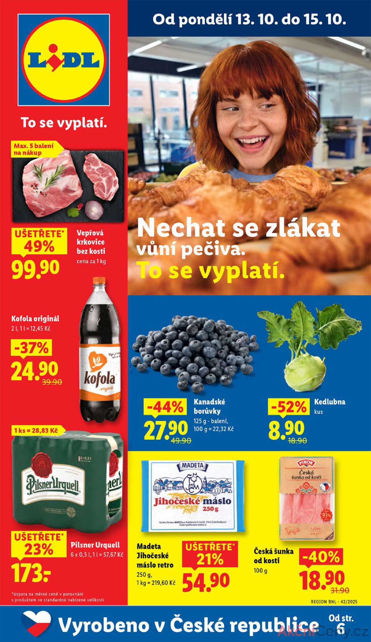 Lidl od 13.10. do 15.10.2025 strana 1