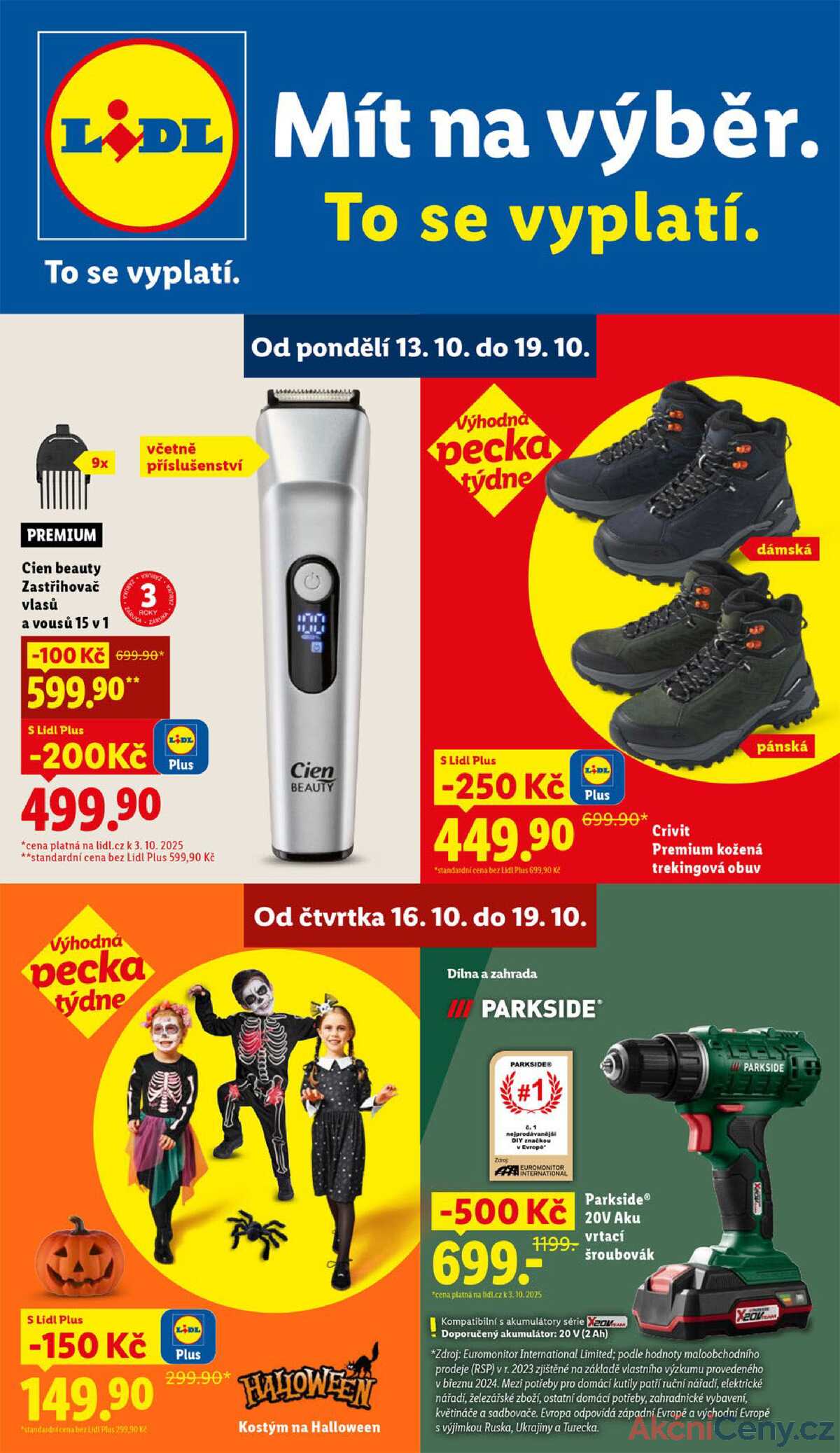 Lidl Spotřební zboží 13.10. - 19.10. strana 1
