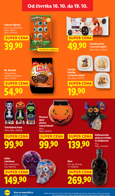 Lidl Čtvrtek od 16.10. do 19.10.2025