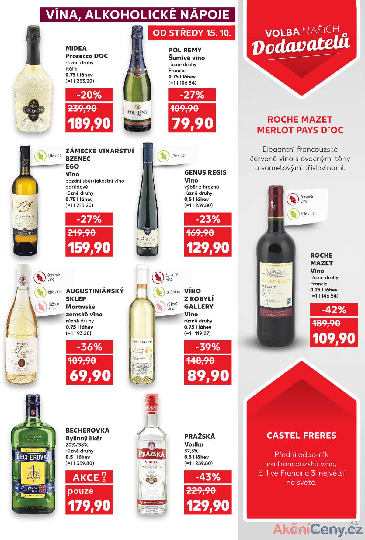 Kaufland 15.10. - 21.10. - Kaufland - Rožnov pod Radhoštěm - Meziříčská strana 43