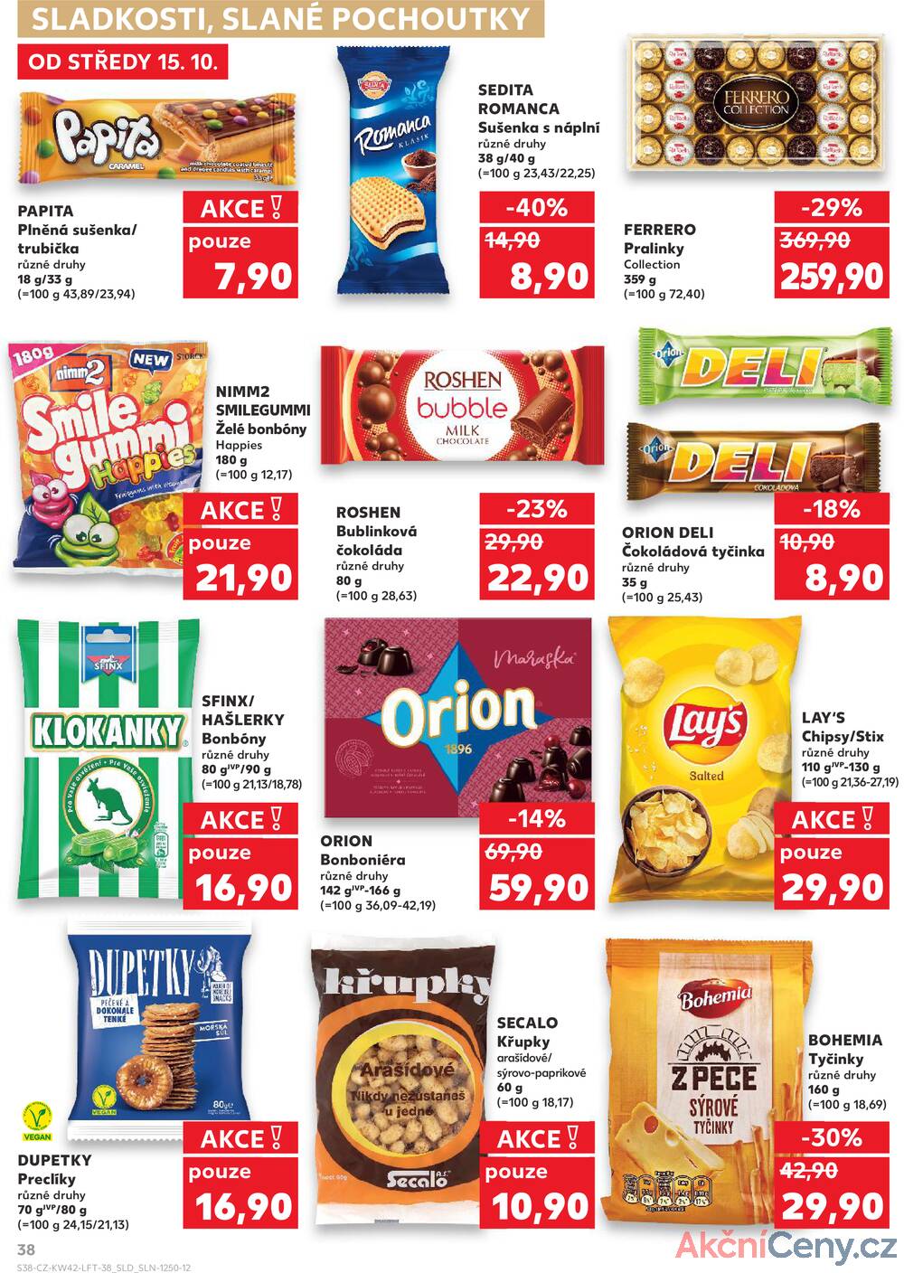 Leták Kaufland - Kaufland 15.10. - 21.10. - Kaufland Moravská Třebová - strana 38