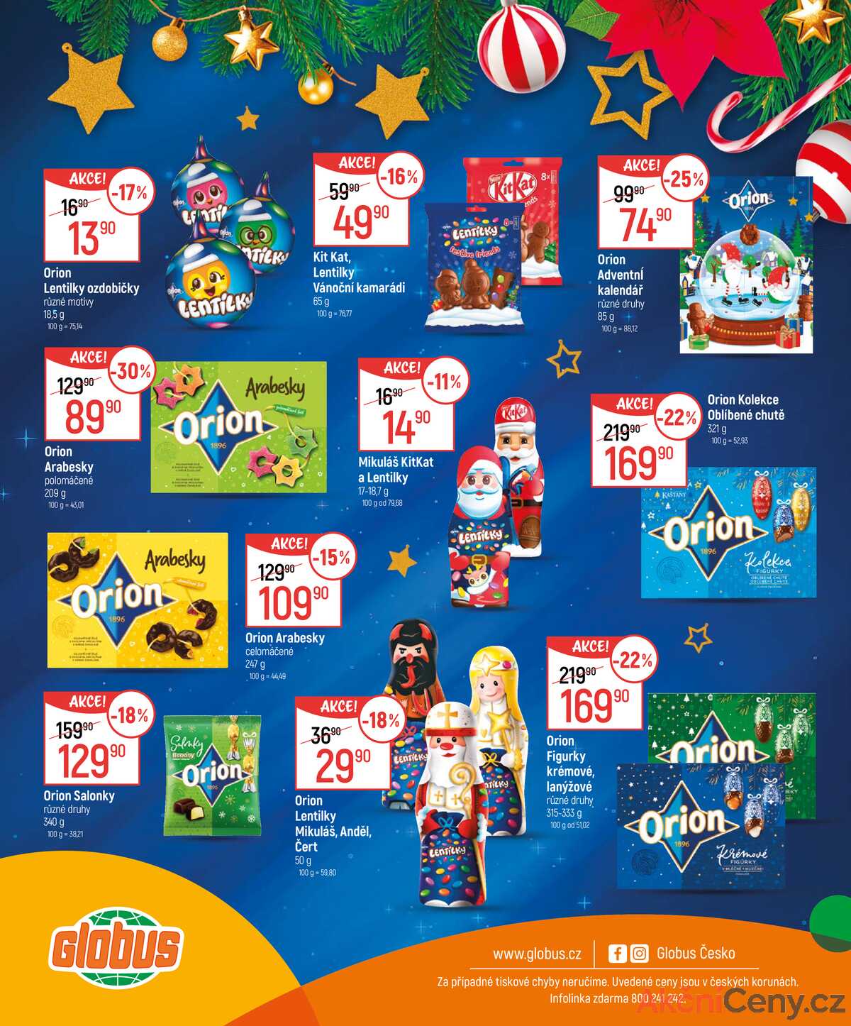 Akční leták Globus 15.10. - 5.12.2025 - Globus Praha - Zličín strana 8