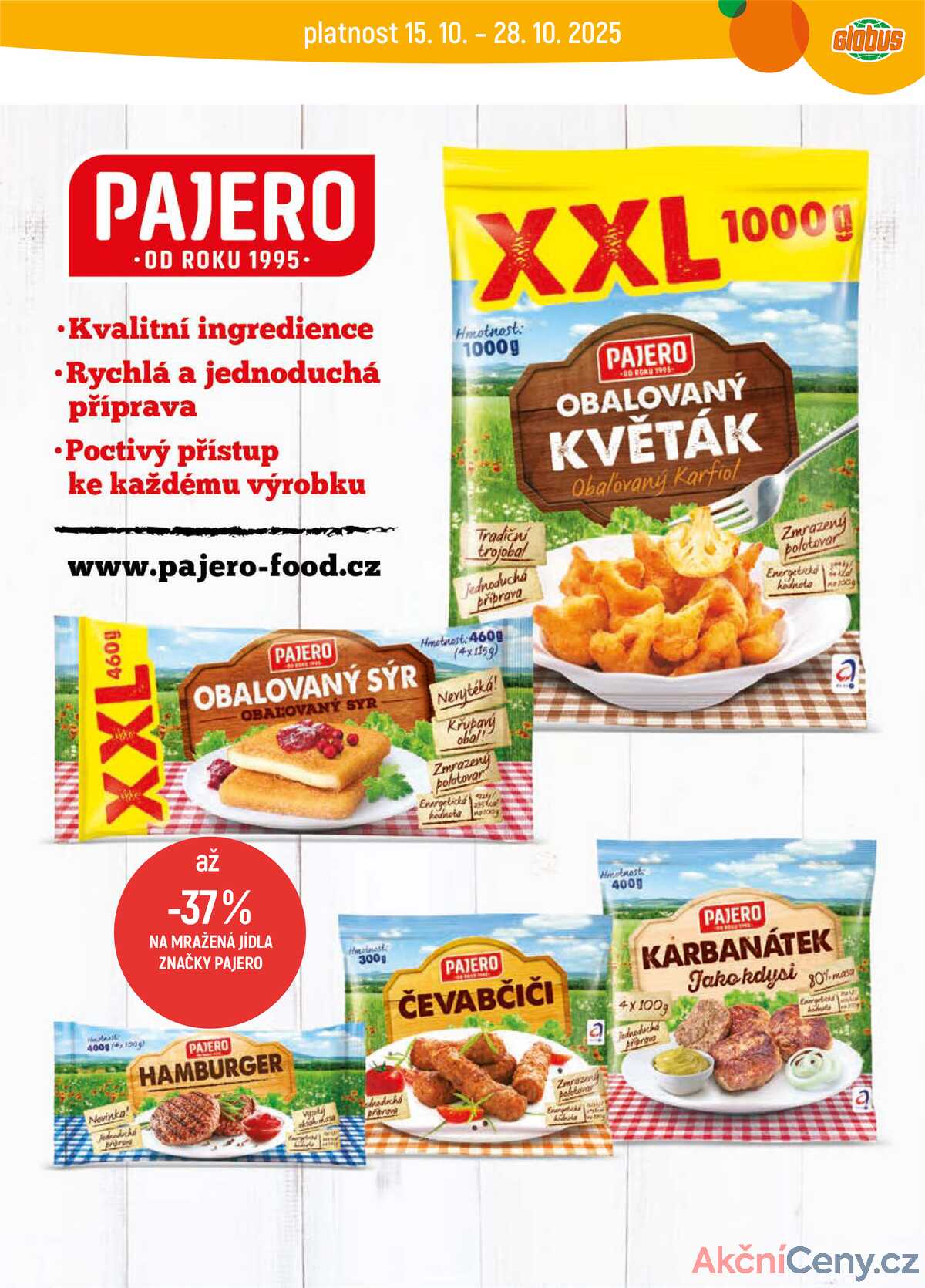 Akční leták Globus 15.10. - 21.10.2025 - Globus Jenišov u Karlových Varů strana 4
